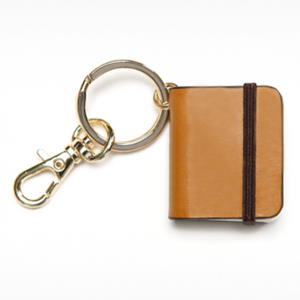 Mini Leather "Classic Notebook" - Keychain