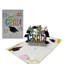 Load image into Gallery viewer, Congrats GRAD! - Pop Up Card