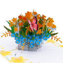 Load image into Gallery viewer, Daffodils Basket - Pop Up Card