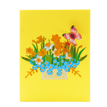 Load image into Gallery viewer, Daffodils Basket - Pop Up Card