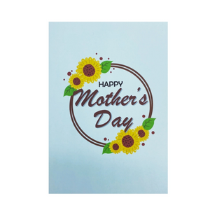 Happy Mother's Day Sunflowers - Pop Up
