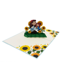 Load image into Gallery viewer, Happy Mother&#39;s Day Sunflowers - Pop Up Card