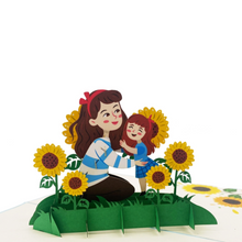 Load image into Gallery viewer, Happy Mother&#39;s Day Sunflowers - Pop Up Card