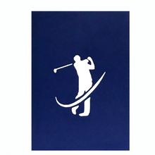 Load image into Gallery viewer, Golf Player - Pop Up Card