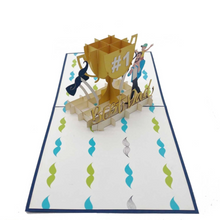Load image into Gallery viewer, #1 Best Dad Trophy - Pop Up Card