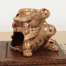 Load image into Gallery viewer, Turtle on Back - Tea Light Aroma Oil Burner