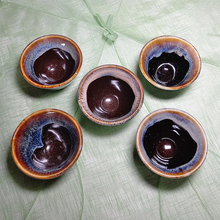 Load image into Gallery viewer, Floating Blue Glaze Cup Set