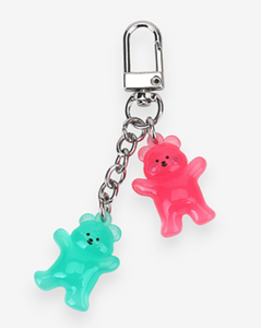 Jelly Bear Figure Keyring - Baby