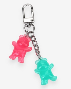 Jelly Bear Figure Keyring - Baby