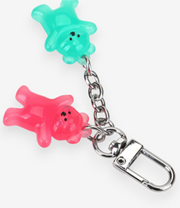 Jelly Bear Figure Keyring - Baby