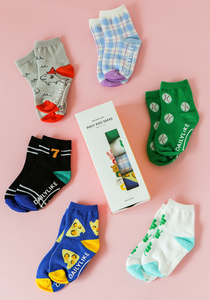 Daily Kids Socks - 6 Pair Box Set - Size Small