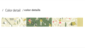 Camping Map Washi Tape - 70