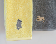 Load image into Gallery viewer, 40x80 Embroidered Towel - (2P) 01 Cat