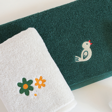 Load image into Gallery viewer, 40x80 Embroidered Towel - (2P) 03 Coucou