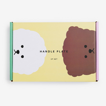 Load image into Gallery viewer, Handle Plate 2P Set - 03 Bichon &amp; Poodle