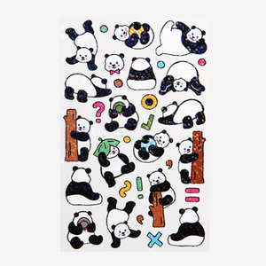 Line Hologram Sticker - 16 Panda