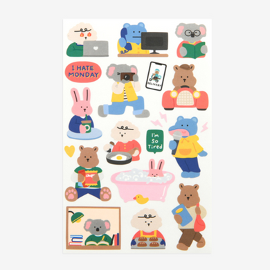 My Buddy Sticker - 13 Weekday