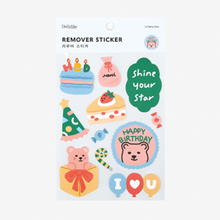 Load image into Gallery viewer, Remover Sticker - 12 Party Bear