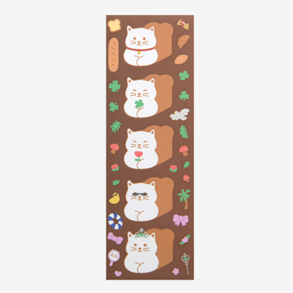 Seal Sticker - 01 Bread Cat