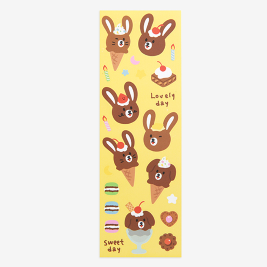 Seal Sticker - 02 Choco Rabbit