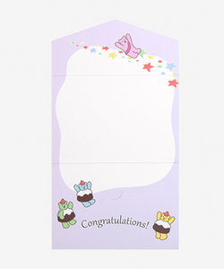 Jelly Bear Hologram Folding Card