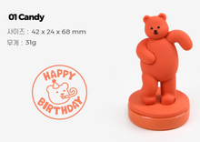 Load image into Gallery viewer, Figure Stamp (My Buddy + Jelly Bear)