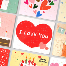 Load image into Gallery viewer, Illustration Puzzle Postcard