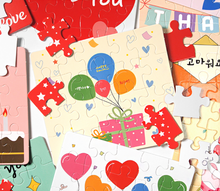 Load image into Gallery viewer, Illustration Puzzle Postcard
