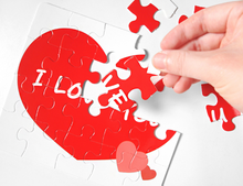 Load image into Gallery viewer, Illustration Puzzle Postcard