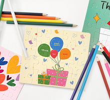 Load image into Gallery viewer, Illustration Puzzle Postcard