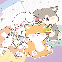 Load image into Gallery viewer, E-Rinubgae Puppy Stationery Set