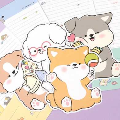 E-Rinubgae Puppy Stationery Set