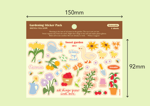 Life Gardener - Gardening Sticker Pack (4 Sheets)