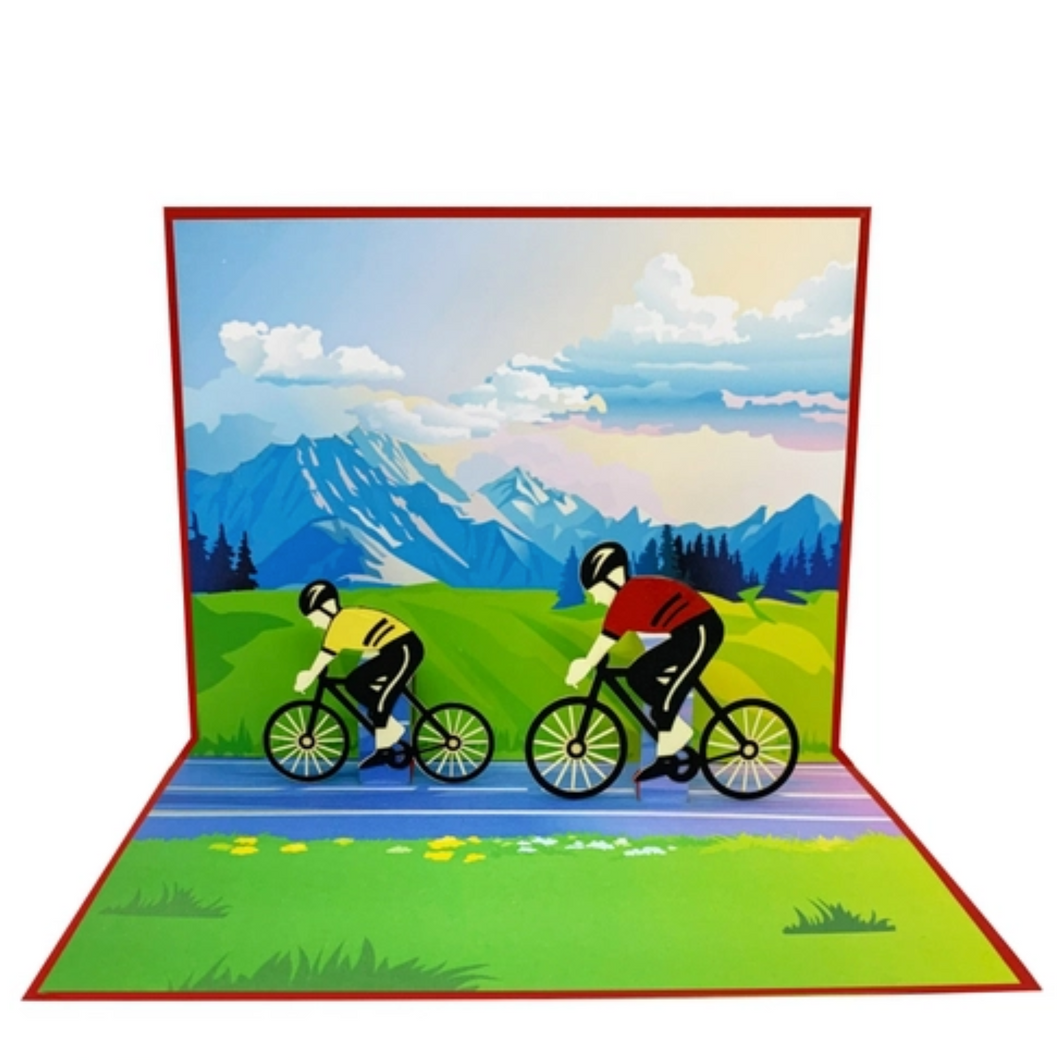 Cycling Adventure - Pop Up Card