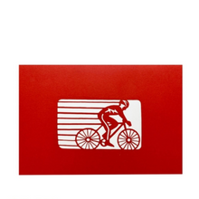 Load image into Gallery viewer, Cycling Adventure - Pop Up Card