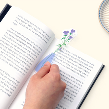 Load image into Gallery viewer, Flower Free Line Transparent Bookmark