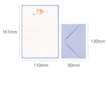 Load image into Gallery viewer, E-Rinubgae Puppy Line Letter Paper