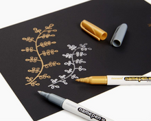Load image into Gallery viewer, Name Pen (M) - Gold/Silver Permanent Marker