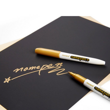 Load image into Gallery viewer, Name Pen (M) - Gold/Silver Permanent Marker