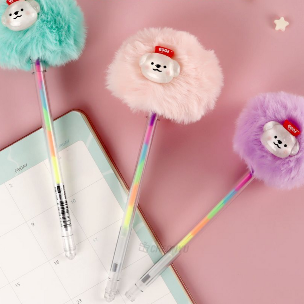 E-Rinubgae Bling Bling Neon Gel Pen