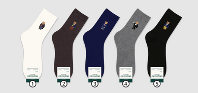Dandy Bear Socks - Crew (L)