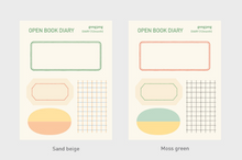 Load image into Gallery viewer, Open Book Diary Ver.2 (S)