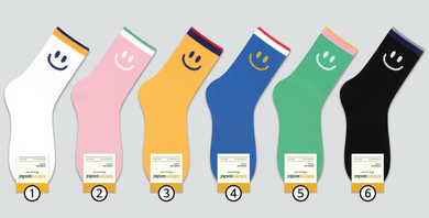 Vivid Smile Socks (W)