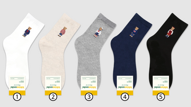 Lady Bear Crew Socks (W)