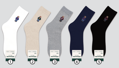 Little Bear Socks - Crew (L)