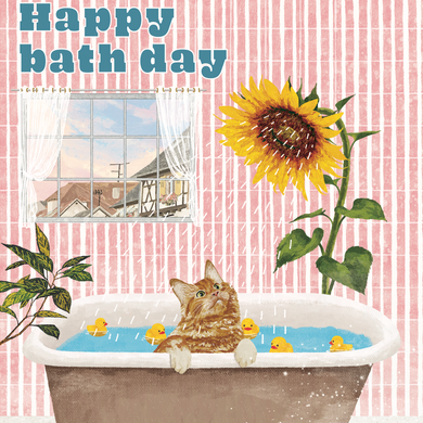 Happy Bath Day - Greeting Card