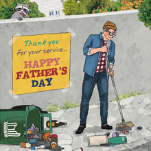 Load image into Gallery viewer, Thank You For Your Service Father's Day - Greeting Card