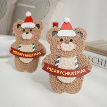 Load image into Gallery viewer, Santa Bear Doll Card