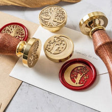 Load image into Gallery viewer, Wax Seal - Symbol - Brass with Wood Handle