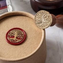 Load image into Gallery viewer, Wax Seal - Symbol - Brass with Wood Handle